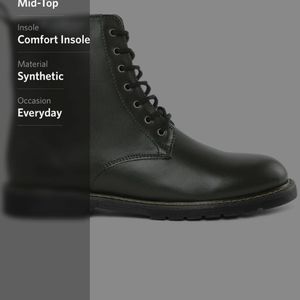 Roadster Dark green combat boots